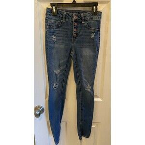 VanillaStar Girls Denim Jeans Sz.12 Button Front Jeans